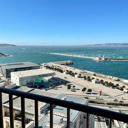 Vue Mer Le Panoramique Vieux-Port De Marseille Exteriér fotografie