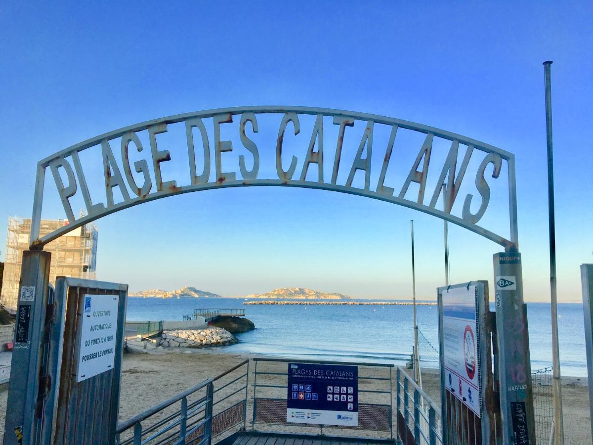 Vue Mer Le Panoramique Vieux-Port De Marseille Exteriér fotografie