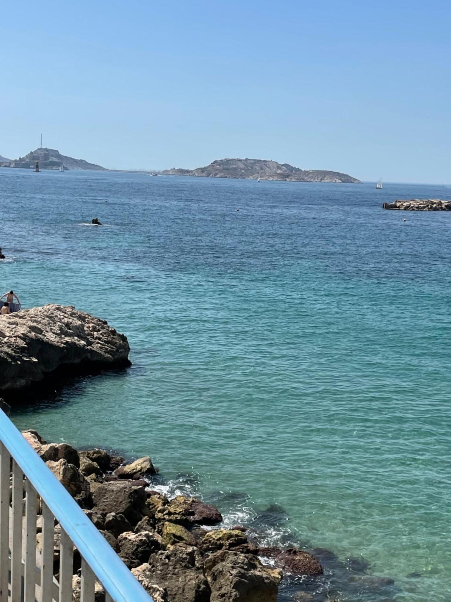 Vue Mer Le Panoramique Vieux-Port De Marseille Exteriér fotografie