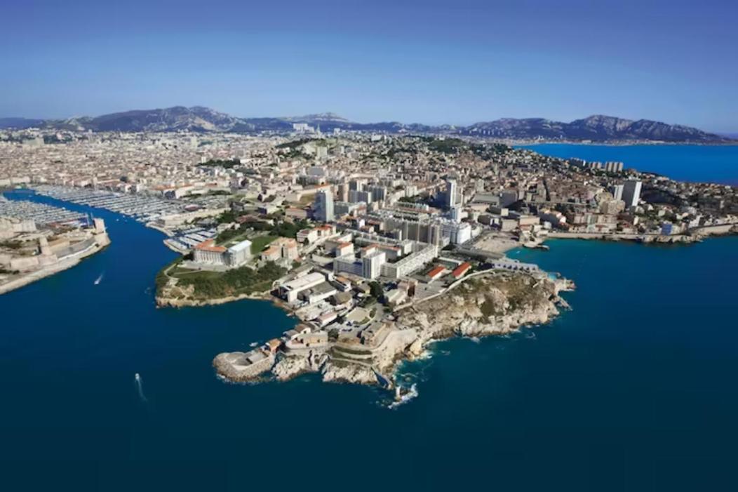 Vue Mer Le Panoramique Vieux-Port De Marseille Exteriér fotografie