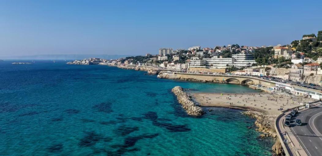 Vue Mer Le Panoramique Vieux-Port De Marseille Exteriér fotografie